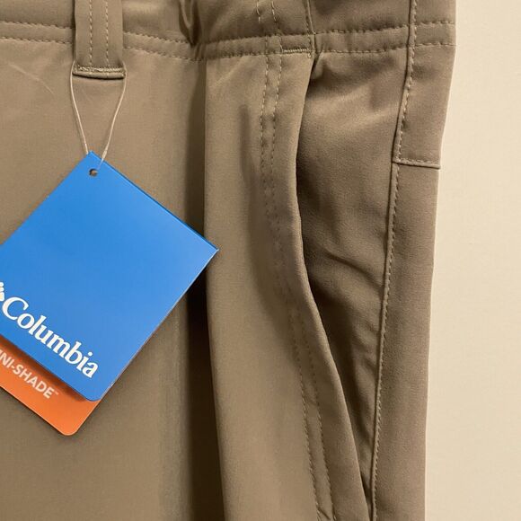 New Columbia Omni Shade Sun Protection Omni Wick Tan Shorts UPF 50 Sz 40 Cargo - Picture 6 of 12